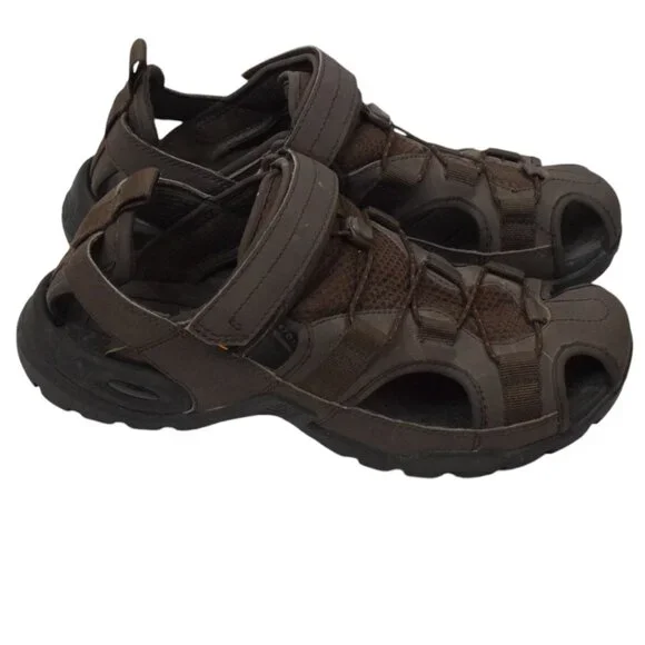 Teva Mens Outdoor Fisherman Brown Athletic Hiking Camping Sport Sandals 1016308 - Picture 1 of 9